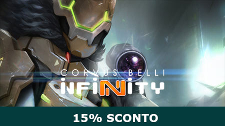 Sconto infinity corvus belli 15%